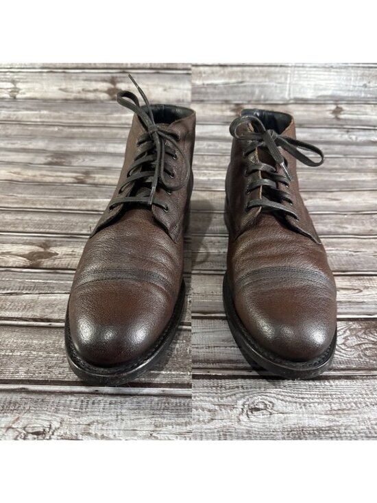 Thursday Boots Cadet Chukka Size 11.5  Color Brown Pebble Leather Made In Mexico main image 8
